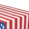 4th of July Patriotic Flag Print Plastic Tablecloth 54 x 108 Inches